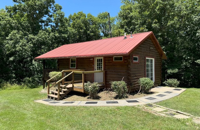Prestige-Prairie Rose Cabin-Vue sur le bois-Cabine-Salle de bain privée séparée