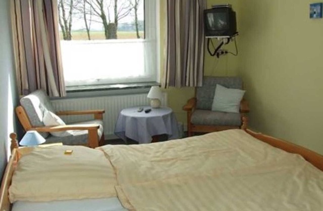 Chambre 1 Chambre Double - Pension Bed & Breakfast derrière la digue de la mer du Nord