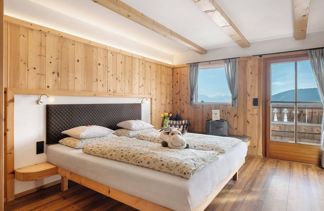 Chambre "Blau" avec terrasse partagée, jardin partagé et Wi-Fi