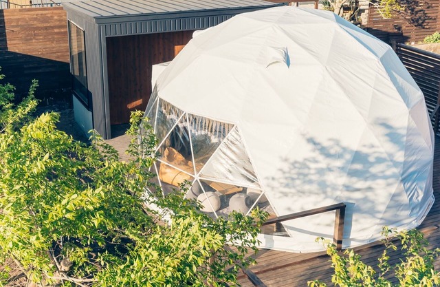 Room dome tent with hot spring 1 night and 2 / Yufu Ōita