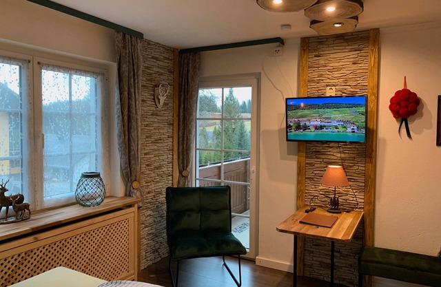 Chambre 'Doppelzimmer Mit Balkon Und Du' avec vue sur les montagnes, terrasse partagée et Wi-Fi