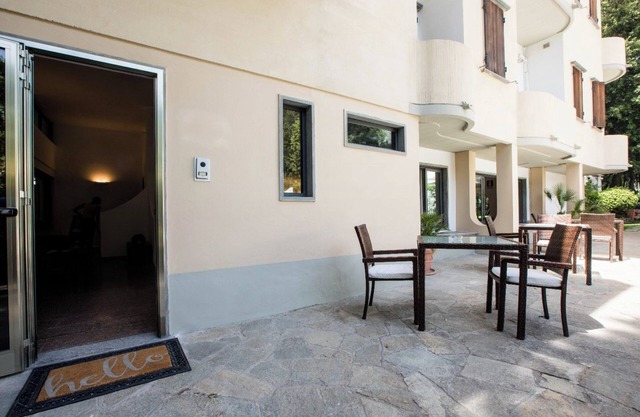 Chambre 'Doppia - Letti Singoli' avec jardin partagé, Wi-Fi et climatisation