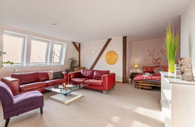 Chambre 'Jaspis Mit Rubin' avec jardin partagé