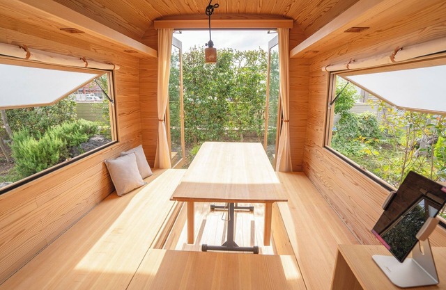 Room only A relaxing and refreshing trip 2 night plan Wooden trailerstyle tiny house temple l /Utsunomiya Tochigi
