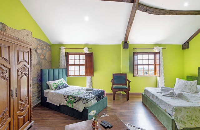 Chambre 'Quarto 3 - Gojim Casa Rural' avec vue sur la montagne, Wi-Fi et climatisation