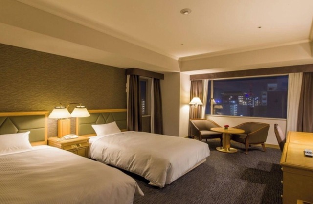 Room without meals plan Corner view deluxe twin / Chiba Chiba