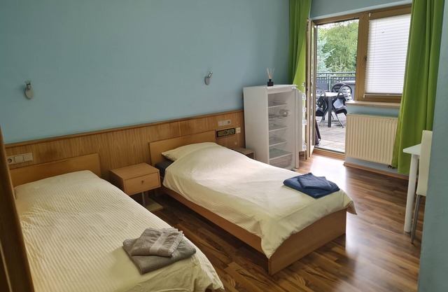 Chambre 'Zimmer 16' avec Terrasse partagée, Jardin partagé et Wi-Fi