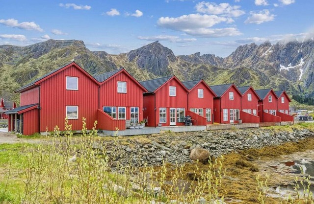 Rorbu ved Vannet i Ballstad, Lofoten