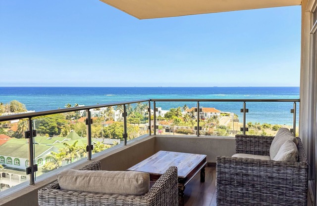 Royal Sea view 3 bedroom apartment in Nyali, Mombasa with AC, Gym,Pool.