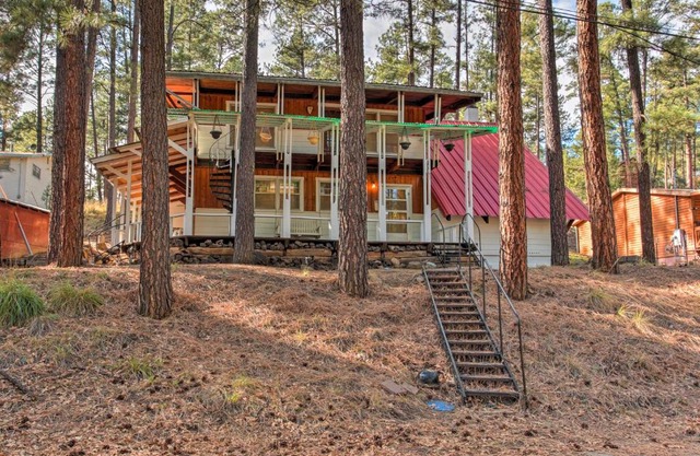 Ruidoso Cabin with Forest Views and Covered Porch