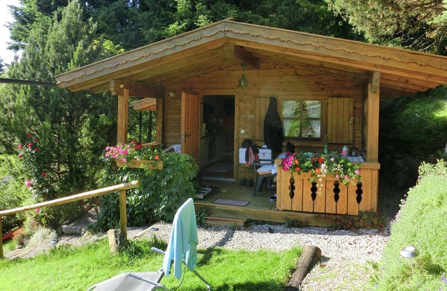 Chalet en bois en Bavière avec terrasse couverte