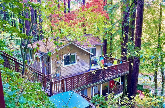 Russian River Privacy In The Redwoods - Spa / Table de foyer / Terrasses / Détente!
