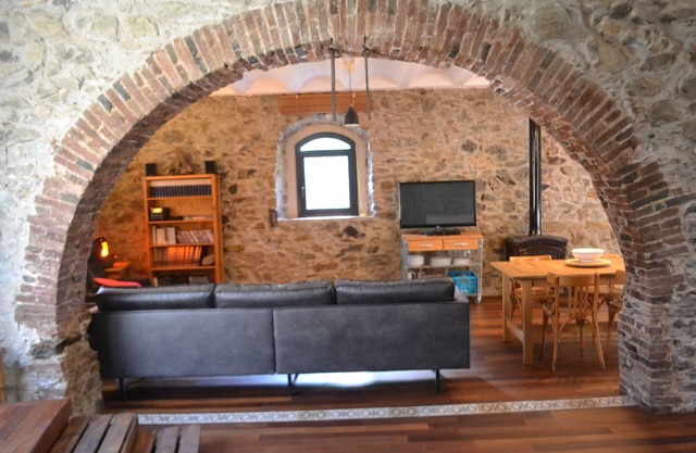 Maison en pierre rustique et lent