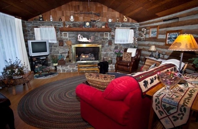 Rustic Cabin Châtaigne Connexion Près Mt Pisgah