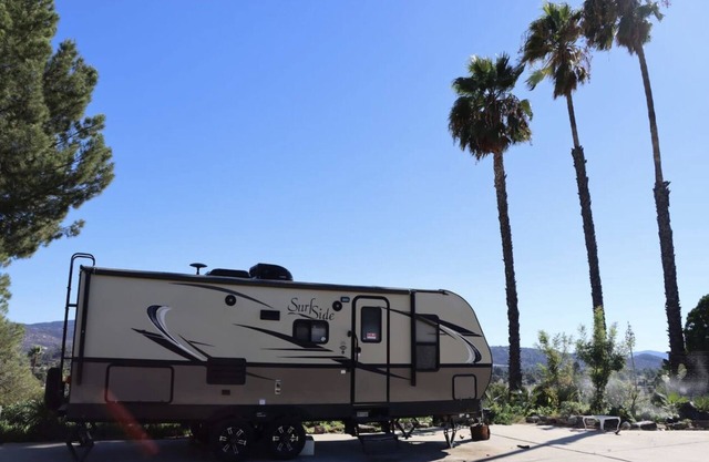 RV, quiet place in the mountain
