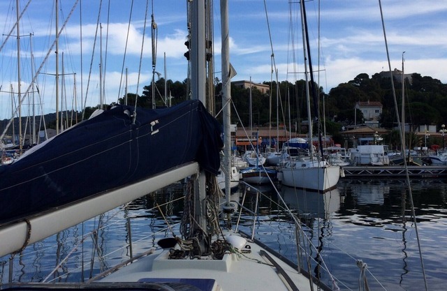 Voilier île de Porquerolles