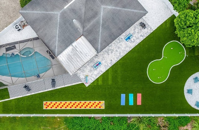 Saint Pete Beach Heated Pool Mini Golf Fire Pit