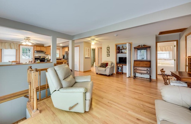 Salem Vacation Home with Dock Steps to Paddock Lake