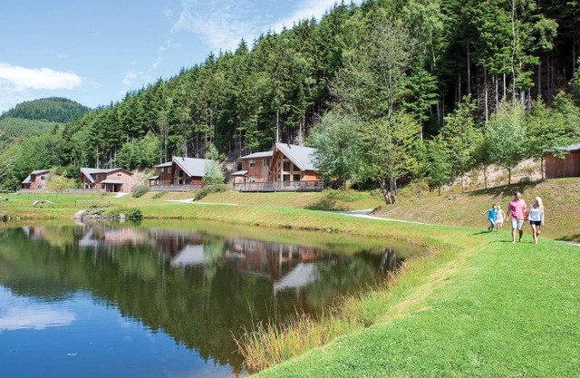 An extremely spacious two storey luxury lodge.