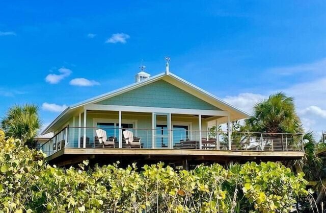 Sand Dollar Cottage: Retraite au bord de l'océan "Old Florida"; Quai privé!