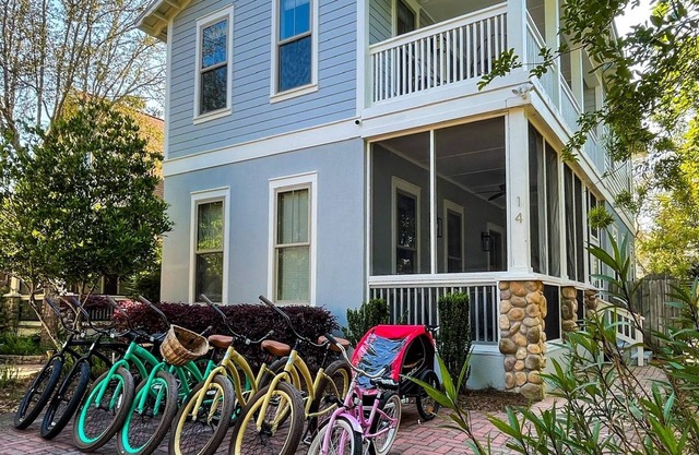 Sand Reef Cottage ~ 30A Grayton Beach Western Lake Bike Pool