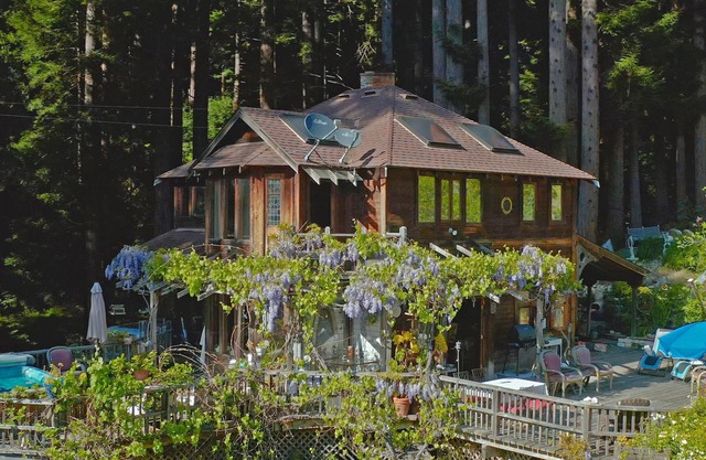 4 chambres 3 salles de bain maison dans la majestueuse forêt de séquoias, montagnes de Santa Cruz