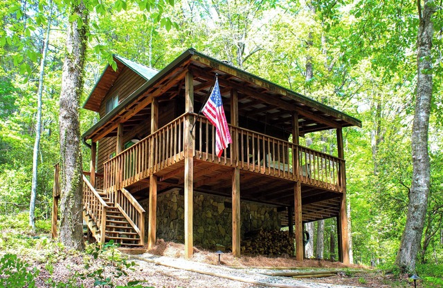 1BR Sautee Nacoochee Cabine w / pont spacieux!