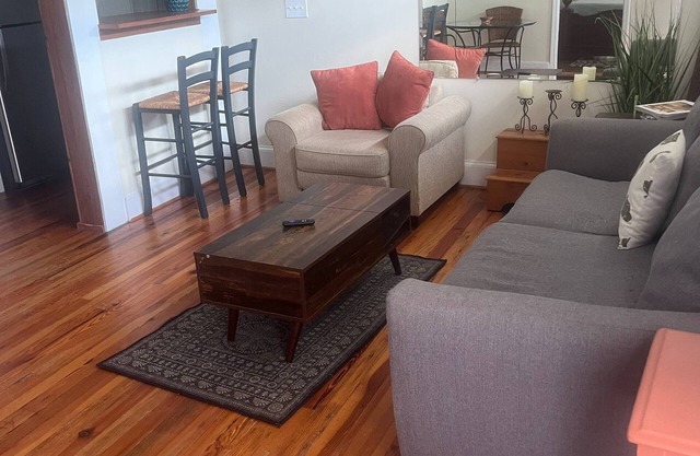Walk to Savannah River Charming 1-bedroom apt. spa bath