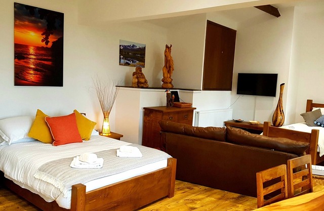 Scafell Cottage is a stunning studio cottage with spectacular views .