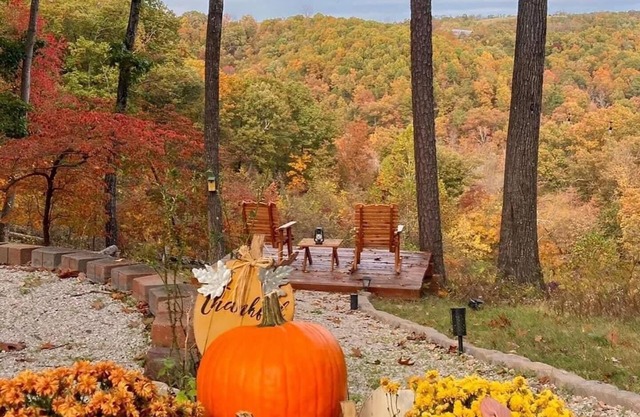 Scenic Mountain view cabin,Kayaks,public Lake Access in Eureka Springs