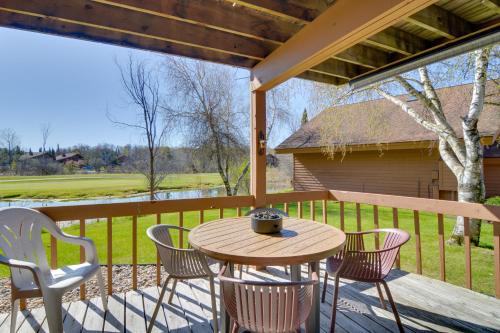 Schuss Mountain Resort Condo Steps to Golf!