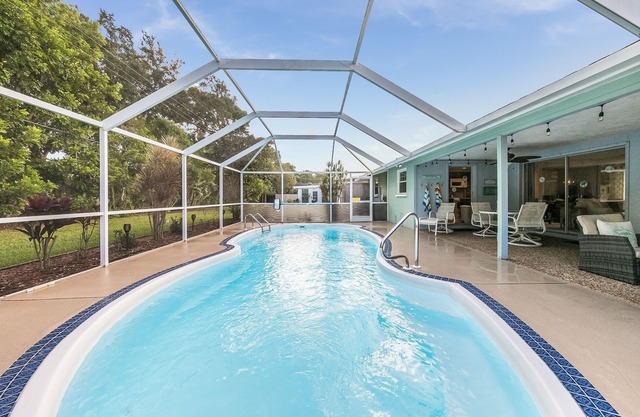 Piscine chauffée et blindée - Maison de Sarasota près de la plage de Siesta Key