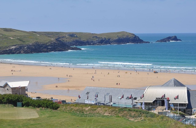 Appartement Fistral Pearl surplombant la plage et le parcours de golf de Fistral
