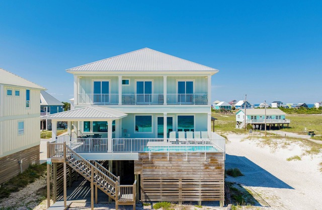 Seaglass - Brand New Beachfront Home w/ Private Pool - Sleeps 32!