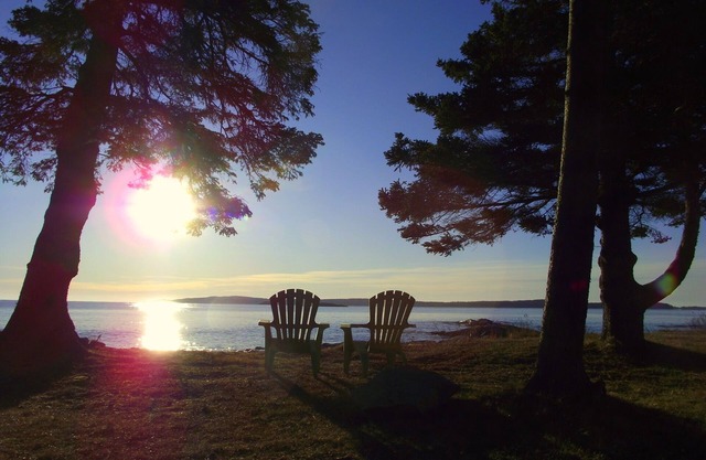 Maine Oceanfront Searenity Cottage Beachfront Vacation House Private Secluded