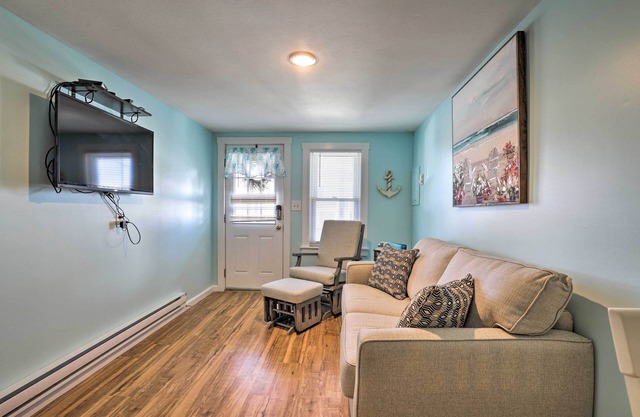 Seaside Escape w/ Porch + Direct Beach Access