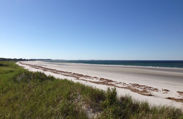 Isolé, 180 Degrés Vue De La Plage De Wingaersheek De Haut Sur Les Dunes