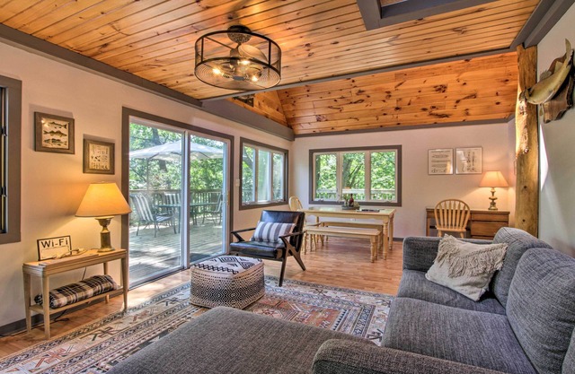 Secluded A-Frame Hideaway w/ Wraparound Deck!
