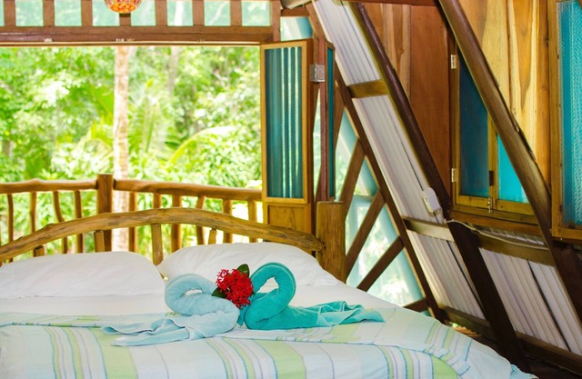 Retiré Beach Front Cabin dans Jungle Cadre.