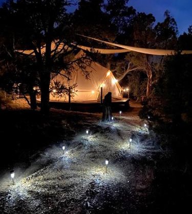 Secluded Bell Tent Nestled in the Pines in Duchesne, Utah