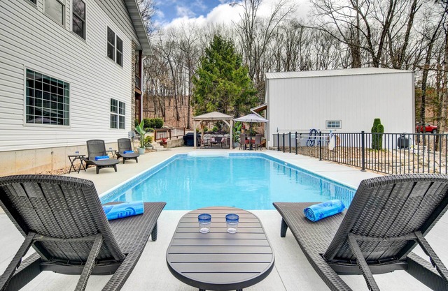 Secluded Branson Escape w/ Pool & Game Room!