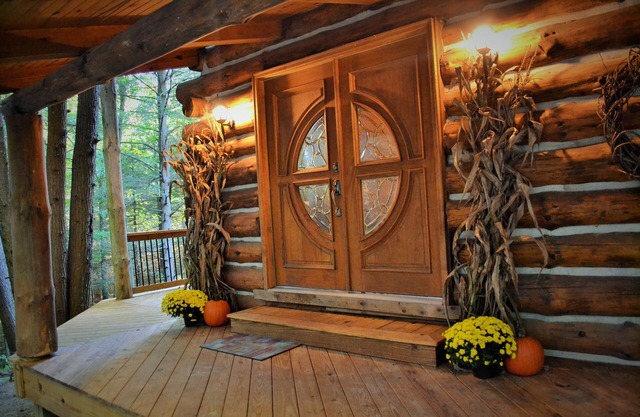Cabine isolée dans les bois de Pennsylvanie