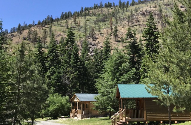 Cabanes isolées sur ranch privé