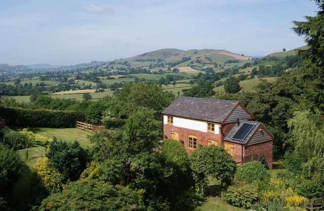 Isolé Isolé Stable / Grange conversion à la frontière du Shropshire et du Pays de Galles