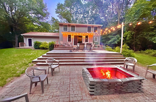 Secluded Home Nestled in the Woods just Minutes from Lake Michigan..