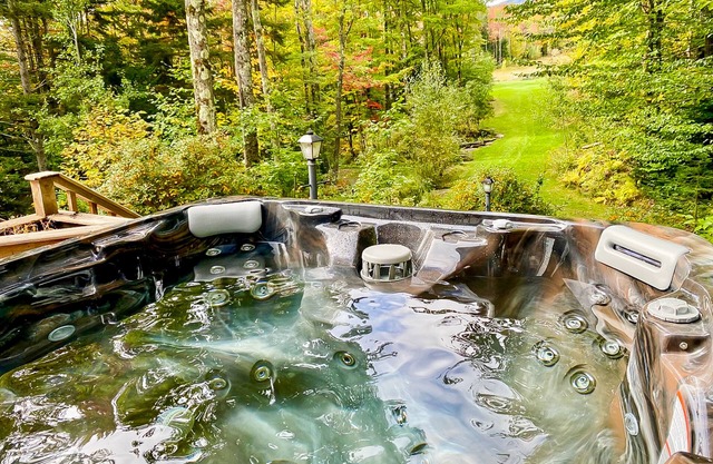 Secluded home on 15 acres with sauna, fireplaces, huge deck, & Jay Peak views