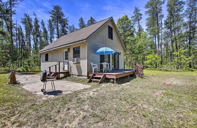 Secluded Irons Cabin w/ 5-Acre Yard, Deck, Grill!