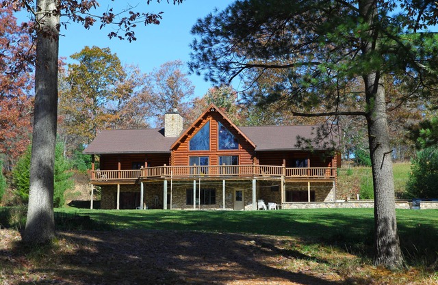 Secluded lodge on top of a mountain / 235 acres / 9 hole golf course / Sleeps 60