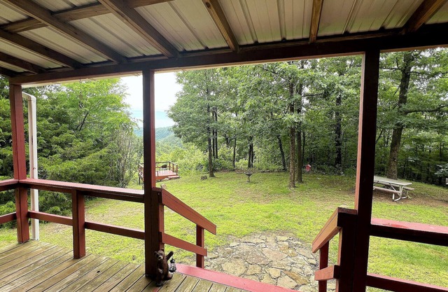 Vues sur la montagne Ozark! Cabine isolée pour la détente et les animaux domestiques!