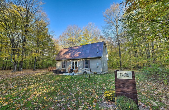 Secluded & Rural Frederic Home w/ Barn on 25 Acres